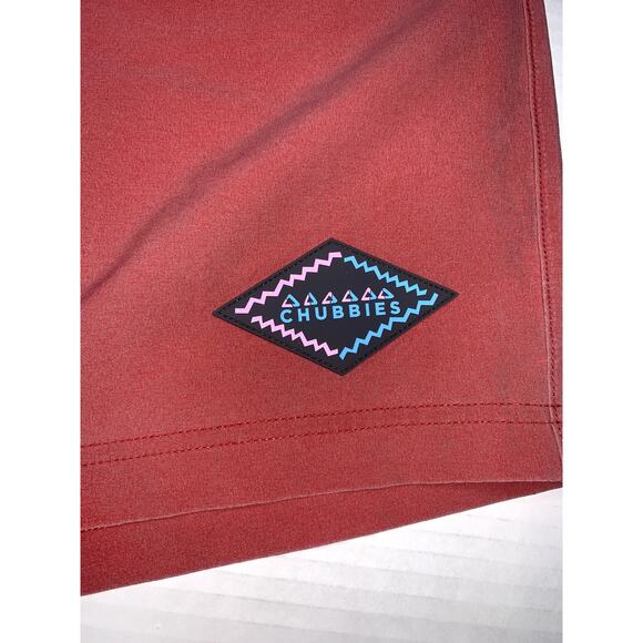 Chubbies Men's Salmon Athloungers Spring Cleans Sport Shorts Size L 7" Inseam - Picture 4 of 11